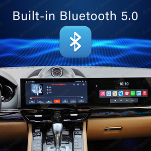 12.3 "Xe Màn hình kép đài phát thanh đa phương tiện Player cho Porsche Cayenne 2010 2016 Android 12 GPS NAVI Stereo Carplay Navigation - Product Image 4