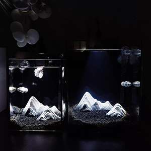 <span class=keywords><strong>Aquarium</strong></span> En Accessoire Met Donker Thema Sneeuw Bergstijl Landschap <span class=keywords><strong>Aquarium</strong></span> Stijlvol <span class=keywords><strong>Aquarium</strong></span> En Accessoire - Product Image 3