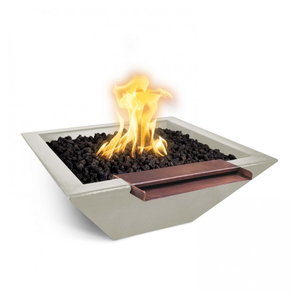 Corten Steel Pool Water <b>Fire</b> Bowl Steel <b>Fire</b> and Water Bowls <b>Fire</b> <b>Pit</b> and Waterfall for Pool - Product Image 5