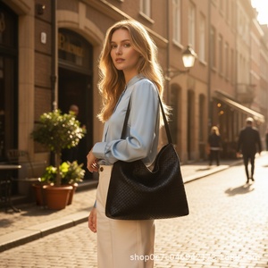 Los Nuevos Mancuernillas Tejidos a Cuadros Son de Moda, Estilo Europeo y Americano para las Cuatro Estaciones - Product Image 4