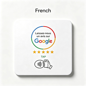 Tarjeta NFC para reseñas de Google, 13.56 MHz, resistente al agua, NFC213, programable, con código QR, PVC, tarjeta NFC para reseñar con un toque. - Product Image 5