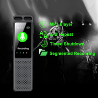 Enregistreur vocal numérique V99 Lecteur MP3 Enregistrement longue distance WAV 1536kbps HiFi Enregistrement sans perte Dictaphone pour conférences