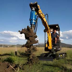 Zhongju Schroef Heimachine Graafmachine Hydraulische Vijzel Aandrijving Aarde Vijzel Post Graafmachine - Product Image 6