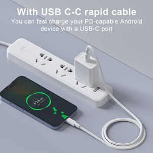 <span class=keywords><strong>Cargador</strong></span> de Pared Original de Fábrica PD 35W Portátil con Enchufe US EU UK, Cable USB <span class=keywords><strong>Tipo</strong></span> <span class=keywords><strong>C</strong></span> PD de Carga Rápida para iPhone 17 16 15 14 Pro Max - Product Image 4