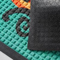 Tapis de sol commerciaux en nylon avec incrustation de logo de grand tapis