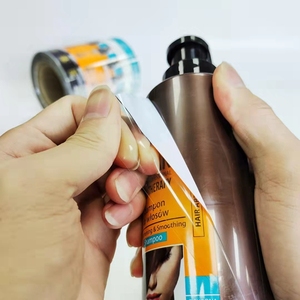 Tùy Chỉnh Sang Trọng Không Thấm Nước Logo Mỹ Phẩm Vinyl Nhãn Lá Vàng Dầu Gội Dán Cuộn In Ấn Bao Bì Nhãn Cho Kem Dưỡng Da Chai - Product Image 6