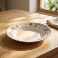 Nouvelle assiette en mélamine écologique de 9 pouces pour hôtel et restaurant, personnalisable, durable, design moderne, pour les mariages et les fêtes