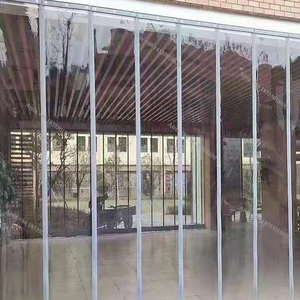 Cortina de puerta suave magnética de PVC transparente para aire acondicionado de verano antioxidante y a prueba de viento para supermercado - Product Image 2