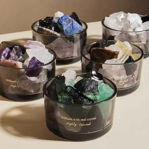 Difusor <span class=keywords><strong>de</strong></span> piedra <span class=keywords><strong>de</strong></span> aromaterapia para decoración del hogar, conjunto <span class=keywords><strong>de</strong></span> difusor <span class=keywords><strong>de</strong></span> aceite esencial <span class=keywords><strong>de</strong></span> aromaterapia <span class=keywords><strong>de</strong></span> <span class=keywords><strong>cristal</strong></span> <span class=keywords><strong>de</strong></span> Color sin fuego - Product Image 5