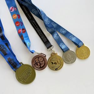 Médaille personnalisée avec logo 3D de fabrication de conception bon marché Médaille personnalisée de haut profil - Product Image 3