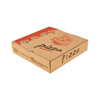 Boîte à pizza en papier kraft ondulé de qualité alimentaire, personnalisée avec logo imprimé, vente en gros, carrée, hexagonale, 9 pouces, 10 pouces, 12 pouces, 14 pouces, pour emporter