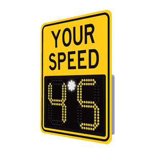 Panneau de signalisation de vitesse LED solaire / Panneau radar de vitesse LED pour route - Product Image 2