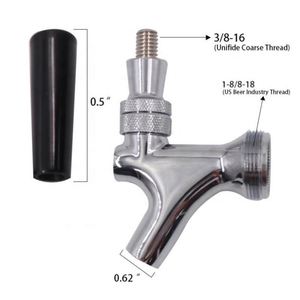 Food Grade 5/8 "Stainless Steel Draft bir Dispenser Faucet minuman Keezer Kegerator Keg Coupler <span class=keywords><strong>Stout</strong></span> Nitro - Product Image 3