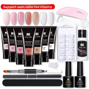 Set de Gel Sólido para Extensión de Uñas Nee Jolie, Gel de Fototerapia Modelo 51227, Sin Necesidad de Moldes de Papel, Diseño de Cristal, Logotipo Personalizado - Product Image 1