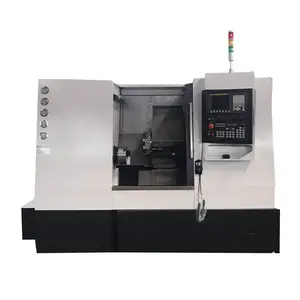 CNC Duplo Eixo Torno Máquina-Ferramenta Processamento Máquinas Fresagem Cama Plana Torneamento CNC Metal Novo Produto 550 Fornecido Automático