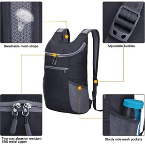 Mochila Deportiva Plegable Ligera Personalizada de Fábrica, Mochila Casual Plegable de Gran Capacidad para Actividades al Aire Libre - Product Image 3