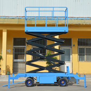 CE Aksesori Mobil, Platform kerja udara seluler elektrik 6m 8m 10m 14m mendorong sendiri penjualan manufaktur - Product Image 5