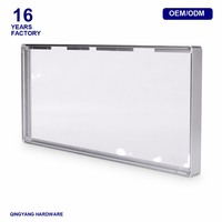 Écran LED publicitaire sur cadre en aluminium CNC sur mesure, traitement de surface par anodisation dure, marque QINGYANG
