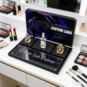 Exhibidor de Perfumes Acrílico Personalizado con Luz, Exhibidor de Cosméticos de Sobremesa para Tiendas - Product Image 2