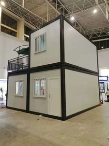 صغير الجاهزة والمحمولة تسوية (تخويش) موضعية كابينات قطع واحد انزلاق حزمة مسطحة حاوية قابلة للتوسع نظام الطاقة الشمسية المنزلية - Product Image 4