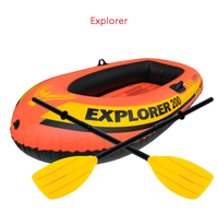 Bateau à ponton en PVC personnalisé pour 3 personnes, bateau rigide pour rivière, camping, voyage, bateau de pêche gonflable pour l'extérieur