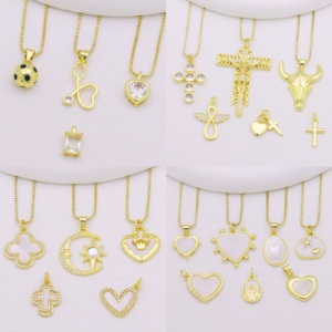 Collier pendentif plaqué or BD-D503, symbole hébreu de la vie, collier juif hébreu Chai - Product Image 5