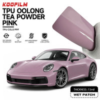 Film de protection intégral KOOPPF brillant en TPU 7,5 mil auto-réparateur, changeant de couleur, anti-UV et anti-infrarouge, protection contre les rayures, garantie 8 ans