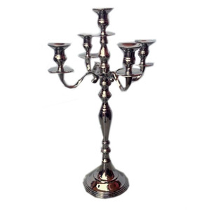 Atiqco Aluminum Handmade <b>Sand</b>-Cast Durable Square Base Tabletop Candle Holder for Home <b>Decoration</b> - Product Image 4