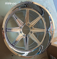Jantes forgées polies à déport profond 20x10 20x12 22x10 22x12 24x14 26x16 8x180 8x170 8x165 pour GMC Denali Sierra Chevy Pickup