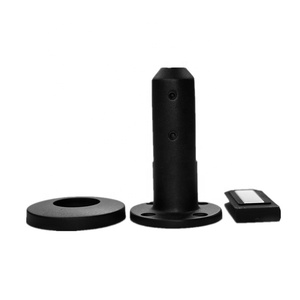 ZD nero opaco in acciaio inox rotondo palo piscina recinzione scale di vetro Frameless <span class=keywords><strong>ringhiere</strong></span> <span class=keywords><strong>per</strong></span> balcone temperate ringhiera rubinetto - Product Image 2