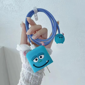 2023 đáng yêu bảo vệ cáp PVC dòng dữ liệu cáp USB dây Saver sạc bảo vệ tương thích cho iPhone 18W 20W sạc - Product Image 3