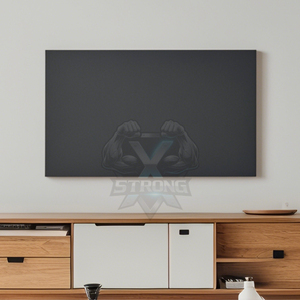 Support TV articulé robuste en gros avec double bras pour téléviseurs <span class=keywords><strong>de</strong></span> 40 à 80 pouces, en acier laminé à froid noir, VESA 600x400mm, charge 50kg - Product Image 5