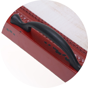 2020 décoration de la maison de noël Art personnalisé imprimé rouge 12x16 "plateau encadré poignées à onglets boîte de service en bois pour plateaux décoratifs - Product Image 4