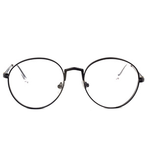 Maidis <b>Round</b> Metal Eyeglasses <b>Frames</b> Full <b>Frame</b> Blue Light Protection Unisex Lightweight Design - Product Image 3