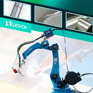 2022 Lxshow الساخن بيع cnc روبوت لحام الذراع الليزر قطع قوس روبوت لحام الألومنيوم الفولاذ المقاوم للصدأ التلقائي روبوت لحام