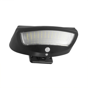 Solar Outdoor Wall <b>Light</b> <b>Led</b> With <b>Motion</b> <b>Sensor</b> Water Resistant For Garden Pathway Lighting - Product Image 1