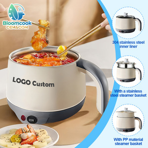 ชุดเครื่องครัวสแตนเลส Bloomcook OEM ปี 2025 หม้อไฟฟ้าขนาดเล็กพกพา ความร้อนเร็ว ไม่ติดกระทะ - Product Image 6