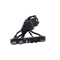 Cable de Panel frontal USB 3,0 para ordenador, placa de circuito PCB, salida de entrada de Audio, Cable de extensión, doble USB 3,1