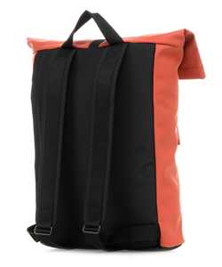 Custom Canvas Water-repellant <b>Backpack</b> Black Durable Casual Daypack Roll Top <b>Backpack</b> - Product Image 5