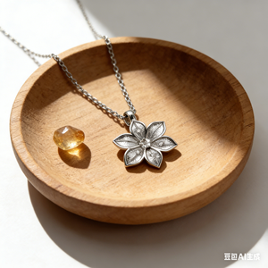 Collana con Quadrifoglio Placcata in Oro 18K per Donne, Ciondolo a Fiore in Acciaio Inossidabile Impermeabile con Zirconi, Gioiello Vintage di Lusso Leggero, Regalo - Product Image 2