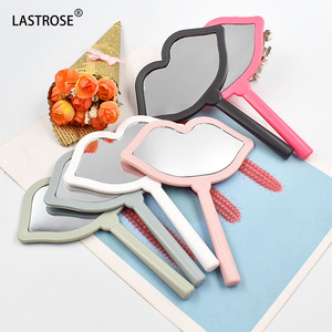 Lips Makeup <strong>Mirror</strong> <strong>Compact</strong> Magnifying Handheld Vanity <strong>Mirror</strong> Private Label Mini Lip Shape Pocket <strong>Mirror</strong> - Product Image 2