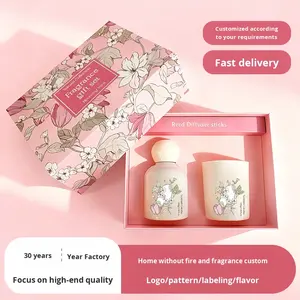 Caja de Regalo de Velas Aromáticas sin Llama Fresh Garden, Regalo de Cumpleaños o Boda para Mujer, Set de Recuerdos Creativos Premium, 60-90 Días - Product Image 3