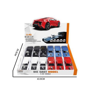 Modellino Auto in Lega Jacko Toys <span class=keywords><strong>Fast</strong></span> <span class=keywords><strong>Furious</strong></span> 7 Dodge Charger con Cofano Apribile, Confezione da 12 Pezzi, Giocattolo da Collezione EN71 ASTM - Product Image 4