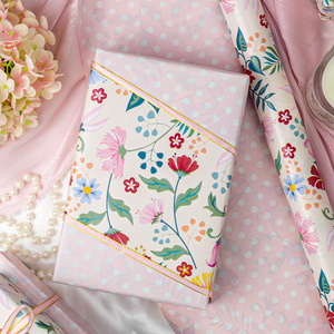 Floral <b>Pattern</b> Gift Wrapping <b>Paper</b> Double-Sided Art <b>Paper</b> for Craft and Packaging 80GSM Recyclable Offset Printing Compatible - Product Image 2