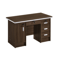Escritorio Ejecutivo Modular Moderno en Forma de L con Construcción de Madera Sólida y Diseño Ecológico para Uso Comercial