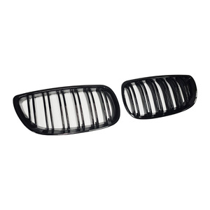 Calandre avant de remplacement en ABS noir brillant à double barre pour BMW E92, modèles 2006-2009 - Product Image 4