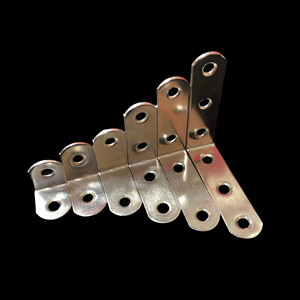 Support d'angle en acier inoxydable pour étagère, 30x30x16mm, épaisseur 1.6mm, connecteur en L, accessoire de quincaillerie - Product Image 2