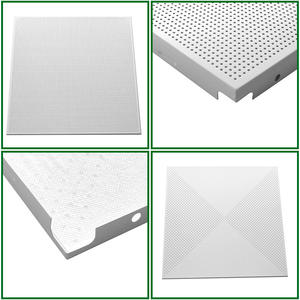 Pannelli per Controsoffitto Moderni Quadrati in <span class=keywords><strong>Alluminio</strong></span>, Ignifughi e Fonoassorbenti, con Design Artistico per Bagno e Decorazione d'Interni - Product Image 5