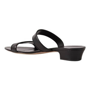 <span class=keywords><strong>Sandali</strong></span> Minimalisti con Doppio Cinturino in Pelle Vegana PU, <span class=keywords><strong>Tacco</strong></span> <span class=keywords><strong>Basso</strong></span> a Blocco, Punta Aperta a Mandorla, Stile Francese Chic per l'Estate e l'Outdoor - Product Image 4