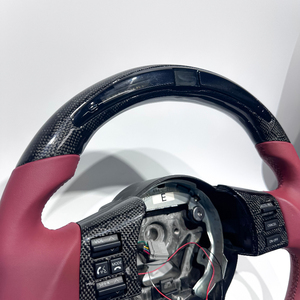 <span class=keywords><strong>Volante</strong></span> <span class=keywords><strong>Deportivo</strong></span> Personalizable de Fibra de Carbono Morada de Alta Calidad con Material Alcántara para Infiniti 350Z 370Z - Product Image 4